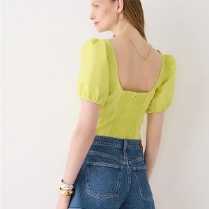 Puffer blouse NWT